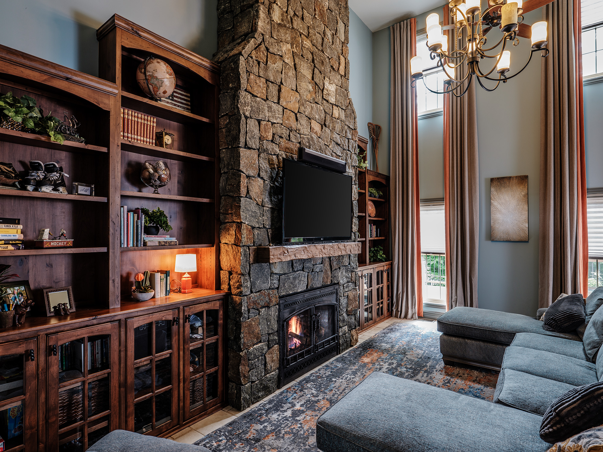 fireplace-design-by-gina-paris Fireplace design by Gina Paris